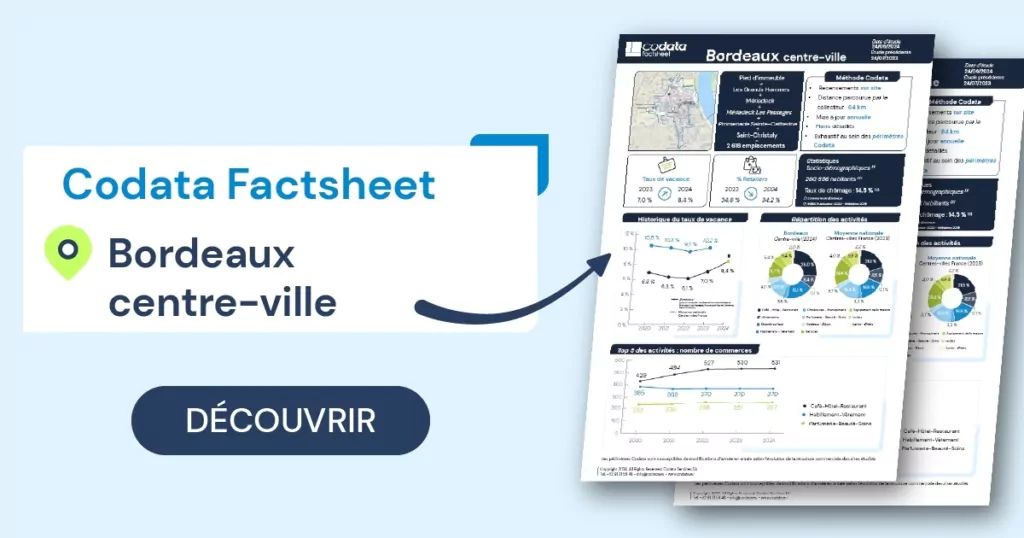 Codata Factsheet Bordeaux centre-ville 2024