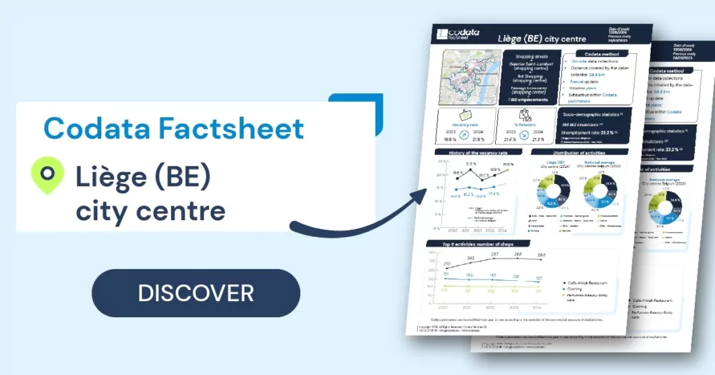 Codata Factsheet Liège (BE) city centre 2024