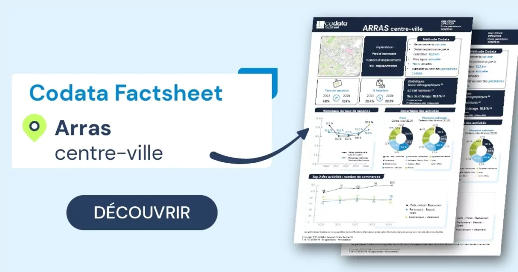 Codata Factsheet Arras centre-ville 2024